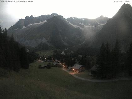 La Fouly › Süd-West: Glacier de l'A Neuve - Mont Dolent - Mont Blanc massif