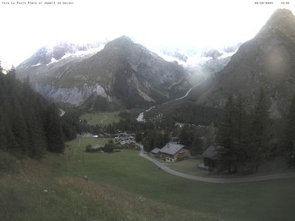 La Fouly › Süd-West: Glacier de l'A Neuve - Mont Dolent - Mont Blanc massif