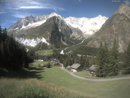 La Fouly › Süd-West: Glacier de l'A Neuve - Mont Dolent - Mont Blanc massif