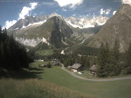 La Fouly › Süd-West: Glacier de l'A Neuve - Mont Dolent - Mont Blanc massif