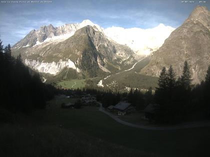 La Fouly › Süd-West: Glacier de l'A Neuve - Mont Dolent - Mont Blanc massif