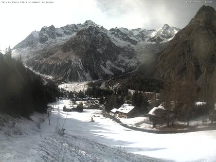 La Fouly › Süd-West: Glacier de l'A Neuve - Mont Dolent - Mont Blanc massif