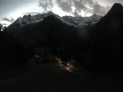 La Fouly › Süd-West: Glacier de l'A Neuve - Mont Dolent - Mont Blanc massif