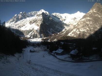 La Fouly › Süd-West: Glacier de l'A Neuve - Mont Dolent - Mont Blanc massif