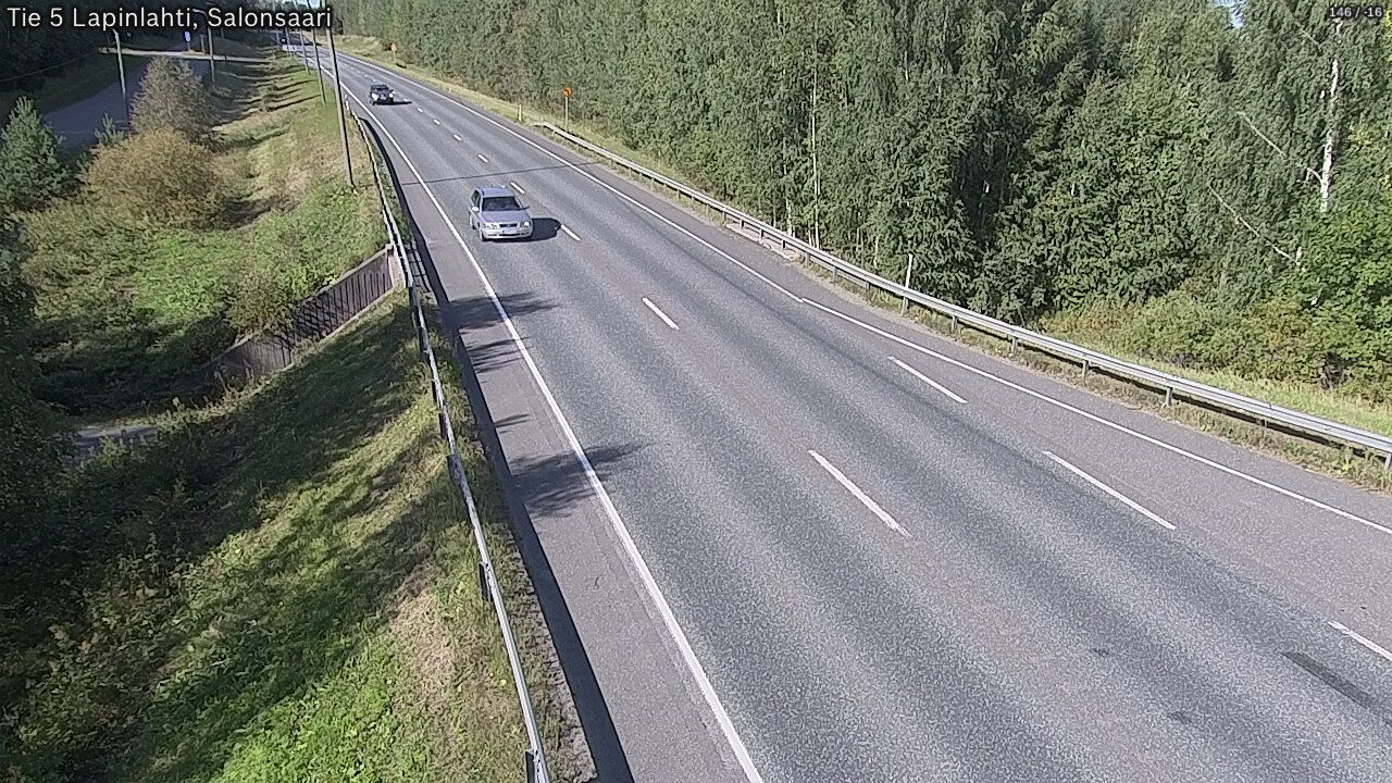 Traffic Cam Lapinlahti: Tie - Salonsaari - Kajaaniin