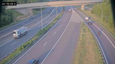Traffic at Niederanven: A1 Kichberg