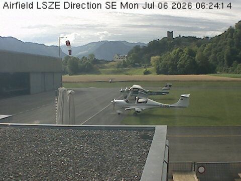 Bad Ragaz: Aérodrome dir. Sud-Est
