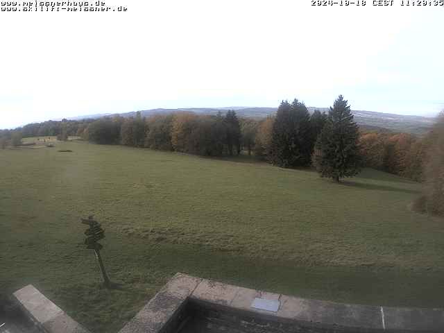Traffic Cam Hessisch Lichtenau: Blick vom Hohen Meissner Richtung West