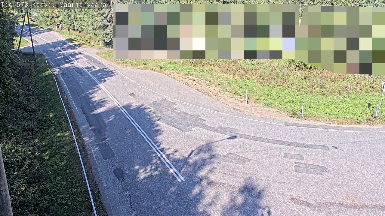 Traffic Cam Kaavi: Tie 573 - Maarianvaara - Kaaviin
