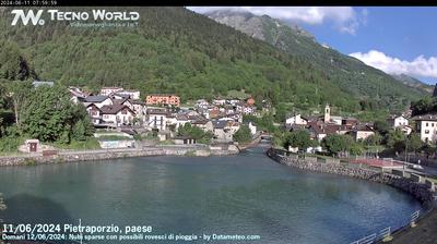 immagine della webcam nei dintorni di Montemale di Cuneo: webcam Pietraporzio