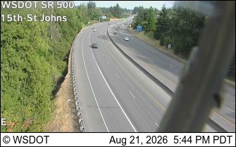 Traffic Cam Vancouver: SR 500 at MP 0.6: St Johns Blvd