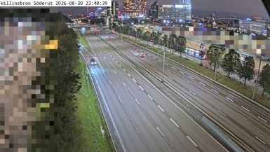 Traffic Cam Orgryte-Harlanda: Willinsbron Söderut