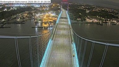 Traffic Cam Lundby: Älvsborgsbron Södra norrut