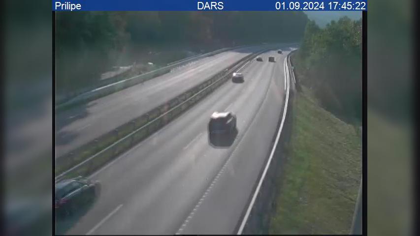 Traffic Cam Prilipe: A2/E70, Karavanke - Obrežje