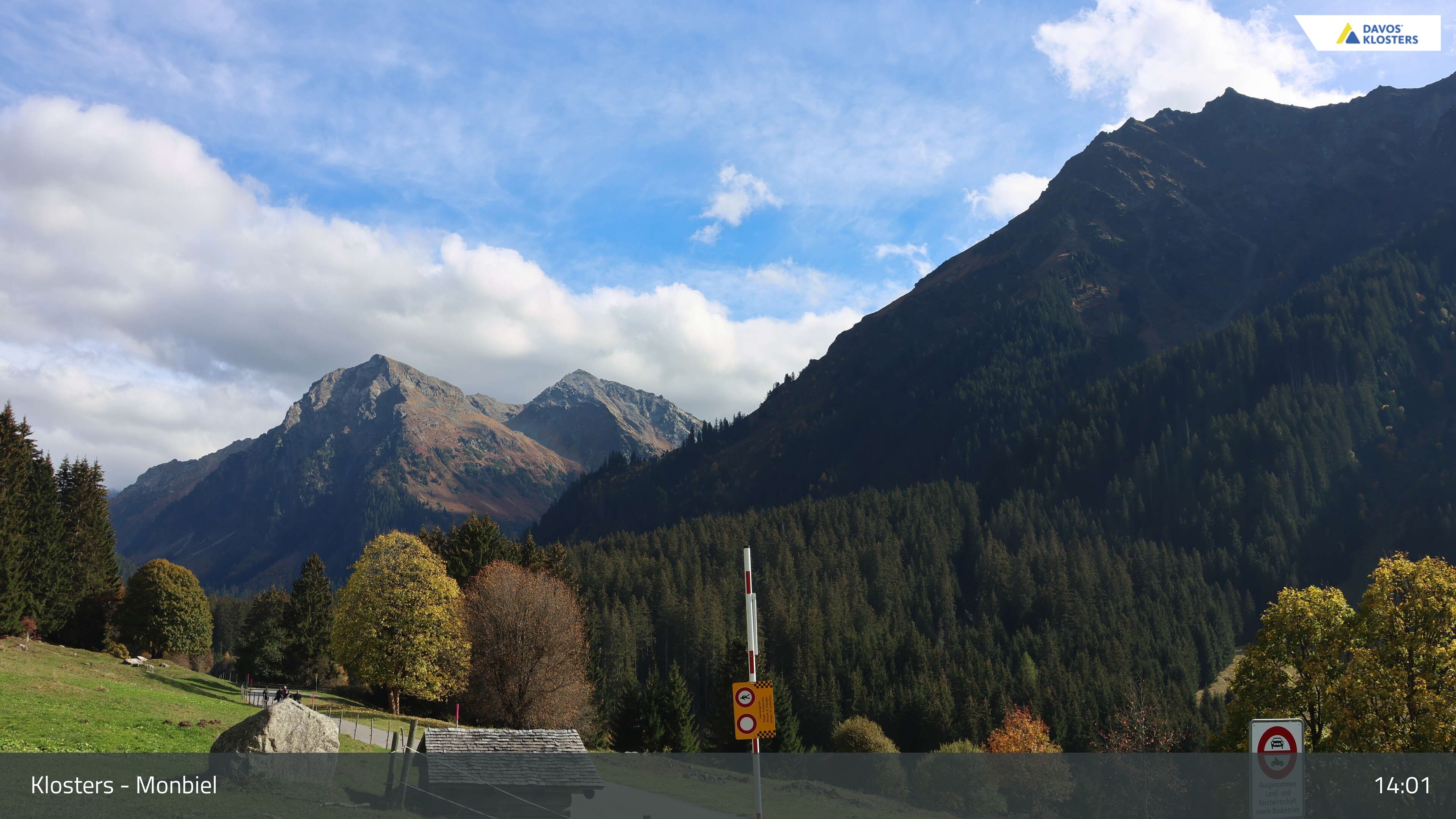 Klosters Dorf: Klosters - Monbiel Parkplatz