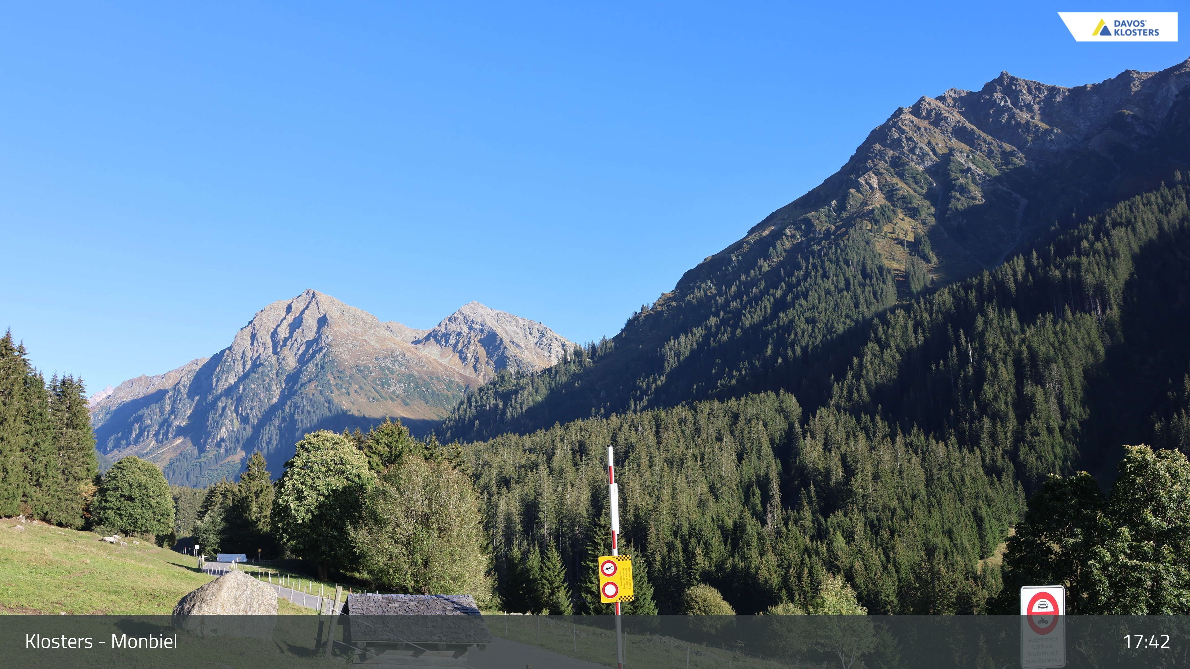 Klosters Dorf: Klosters - Monbiel Parkplatz