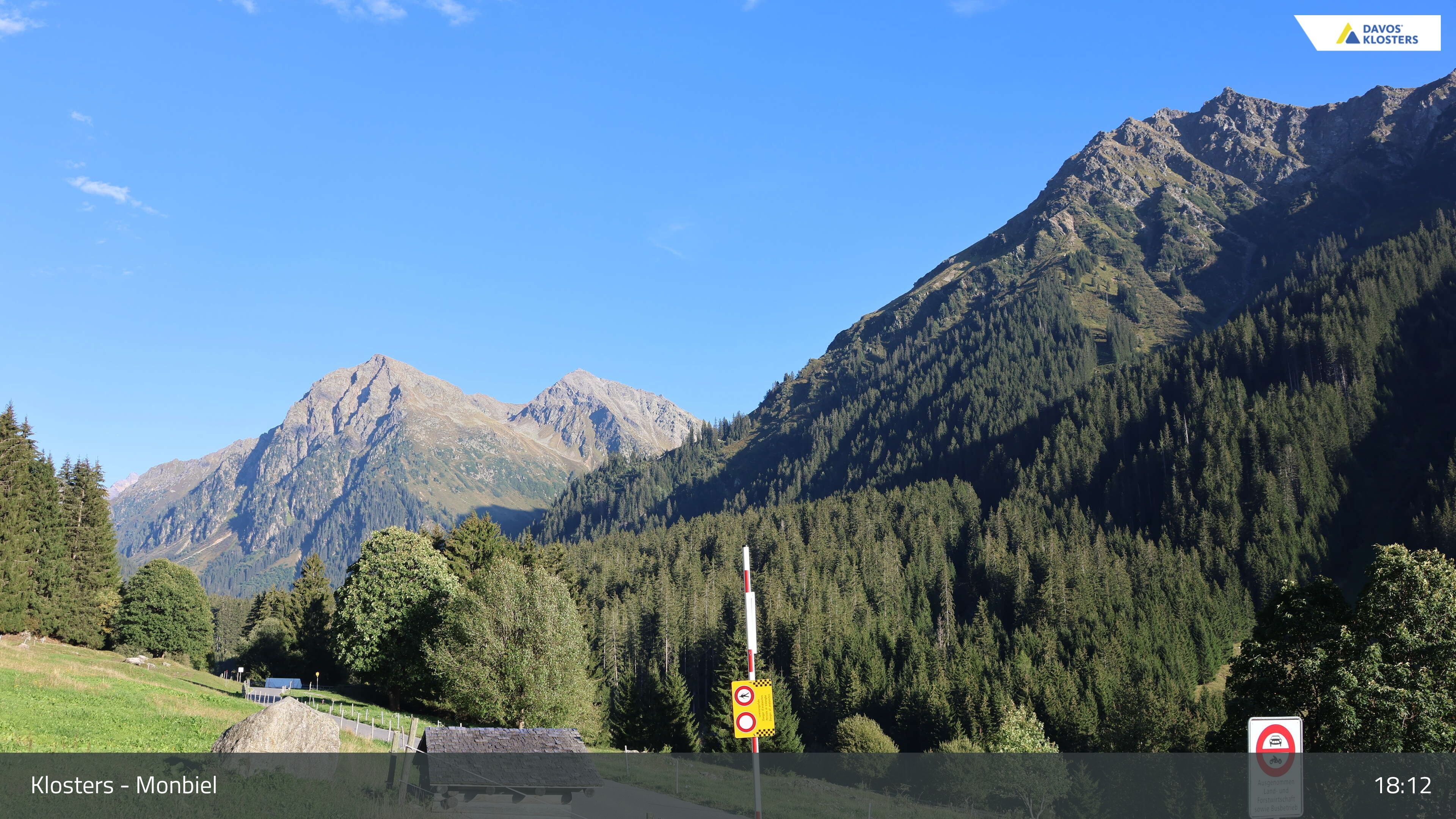 Klosters Dorf: Klosters - Monbiel Parkplatz