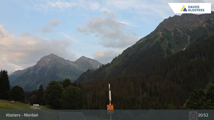 Klosters Dorf: Klosters - Monbiel Parkplatz