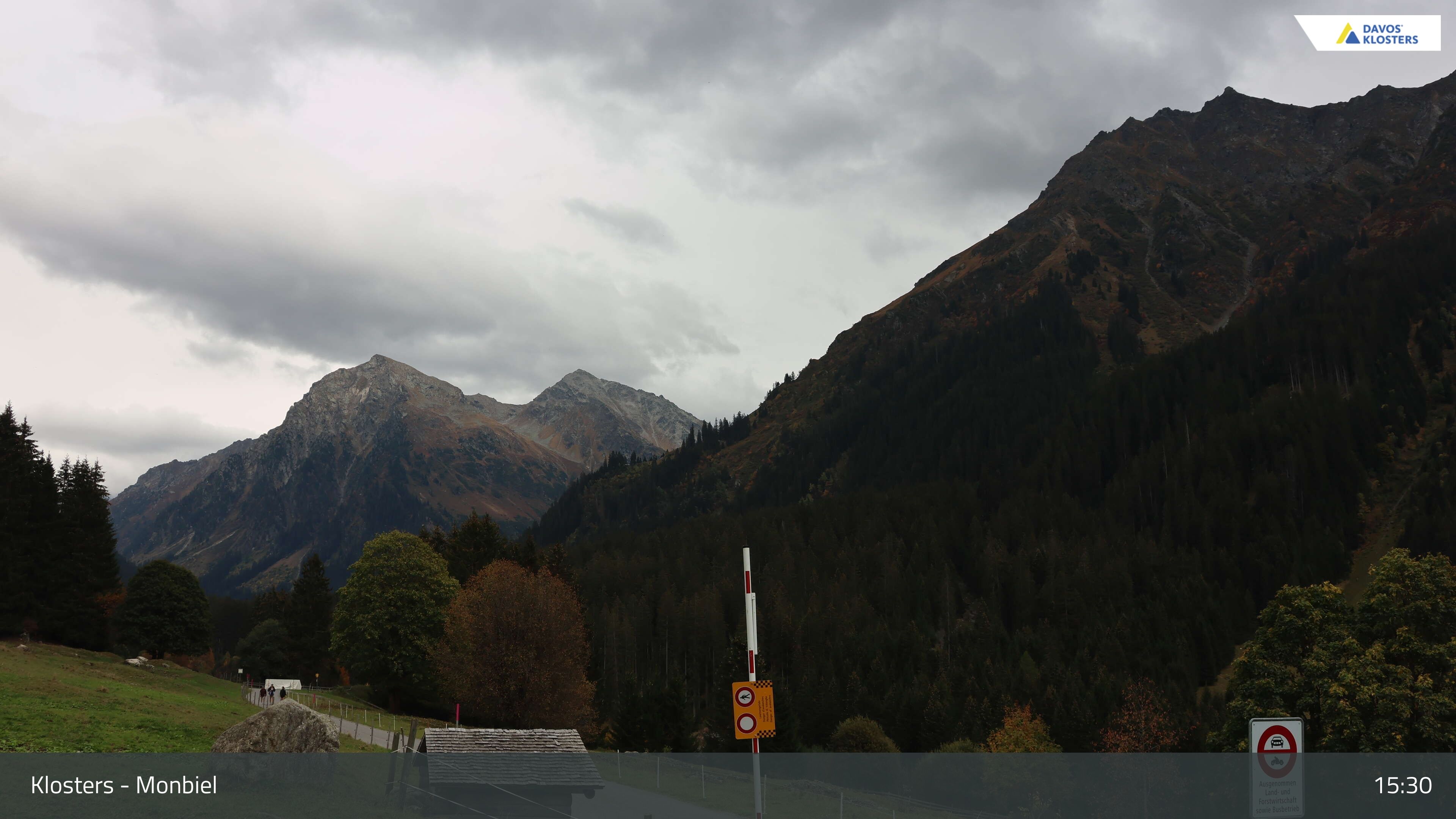 Klosters Dorf: Klosters - Monbiel Parkplatz