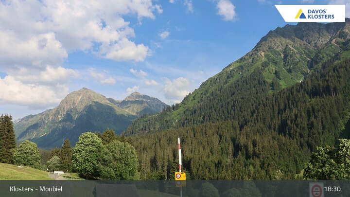 Klosters Dorf: Klosters - Monbiel Parkplatz