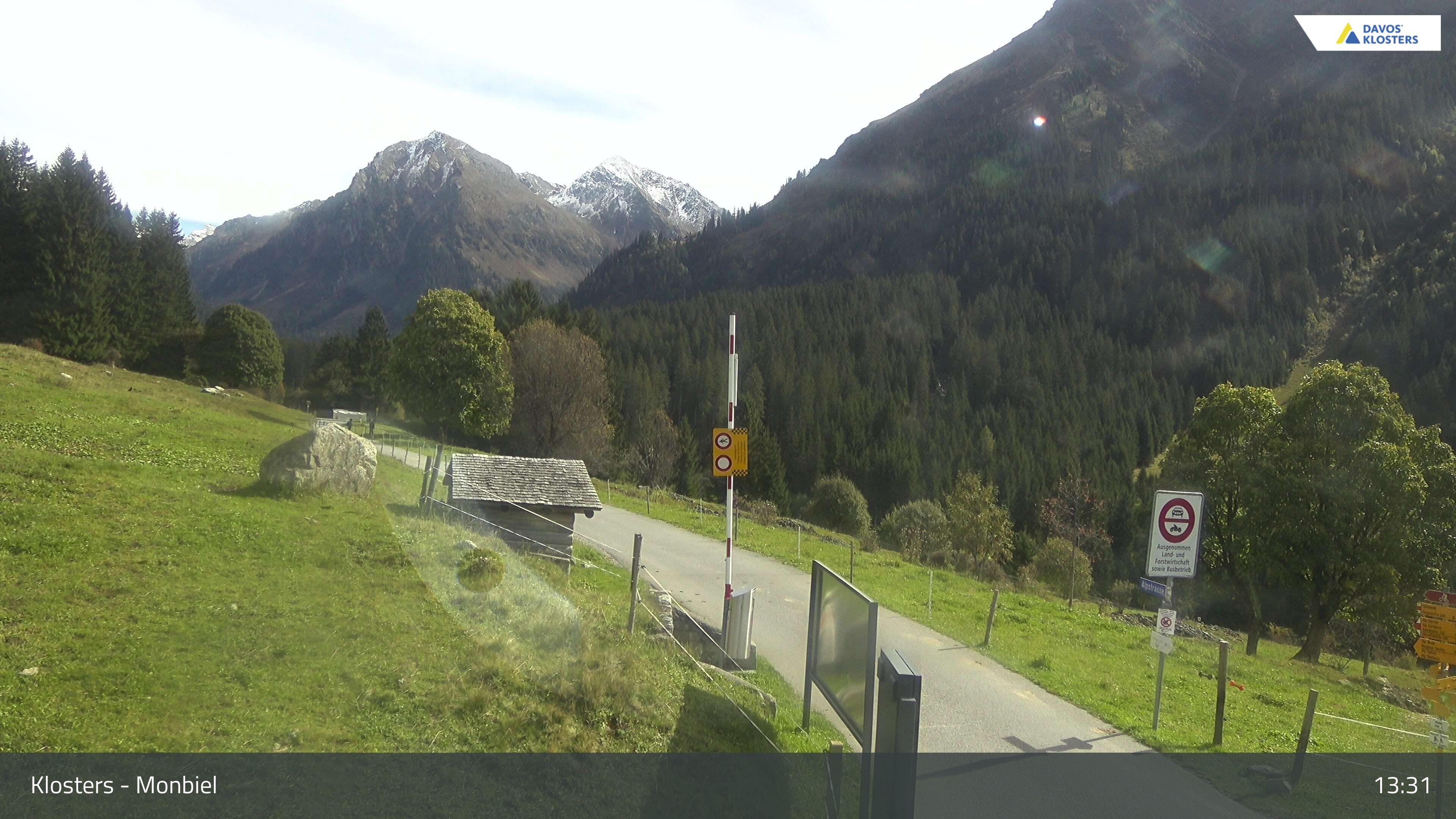 Klosters Dorf: Klosters - Monbiel Parkplatz
