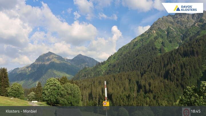 Klosters Dorf: Klosters - Monbiel Parkplatz