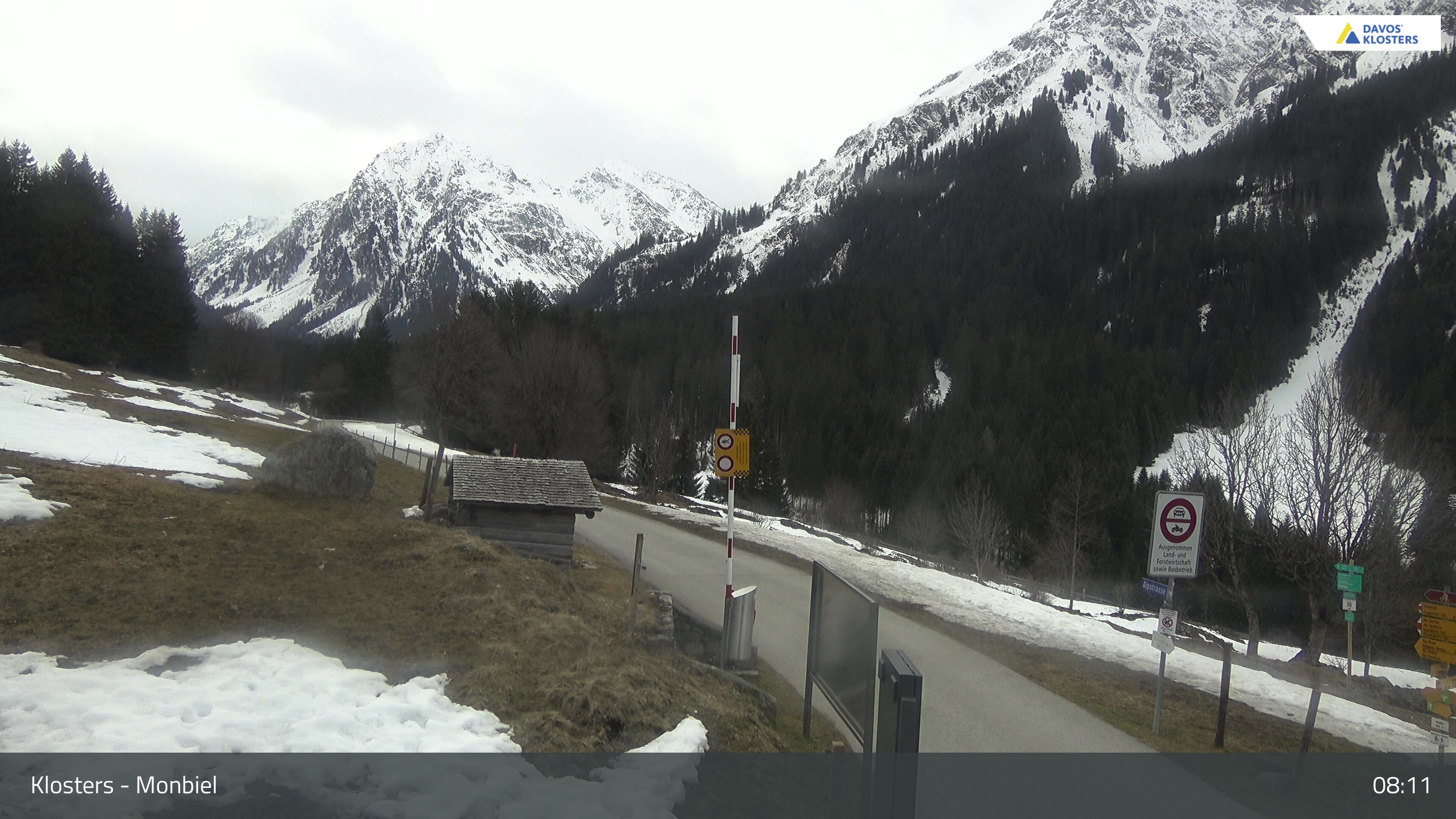 Klosters Dorf: Klosters - Monbiel Parkplatz