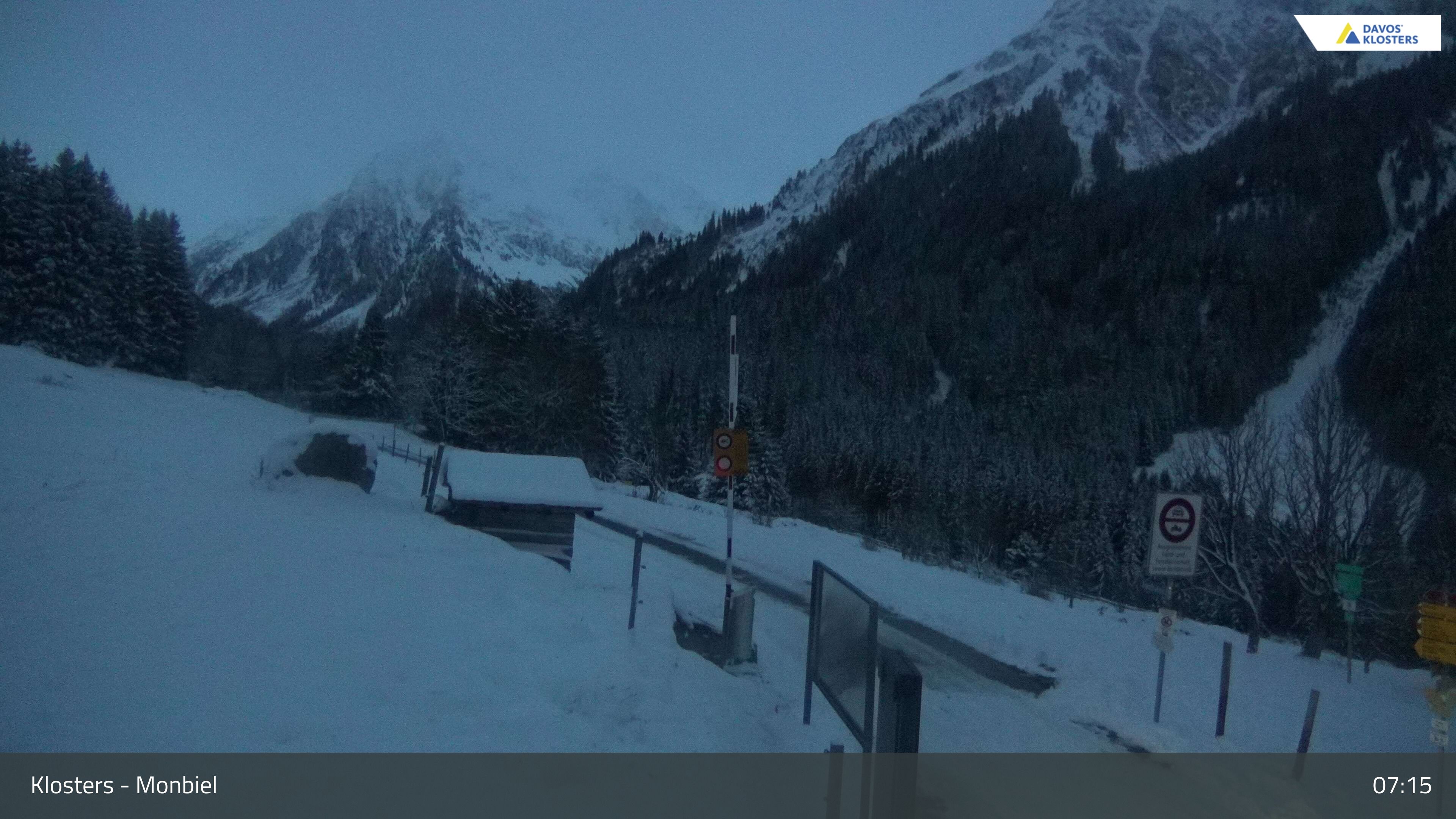 Klosters Dorf: Klosters - Monbiel Parkplatz