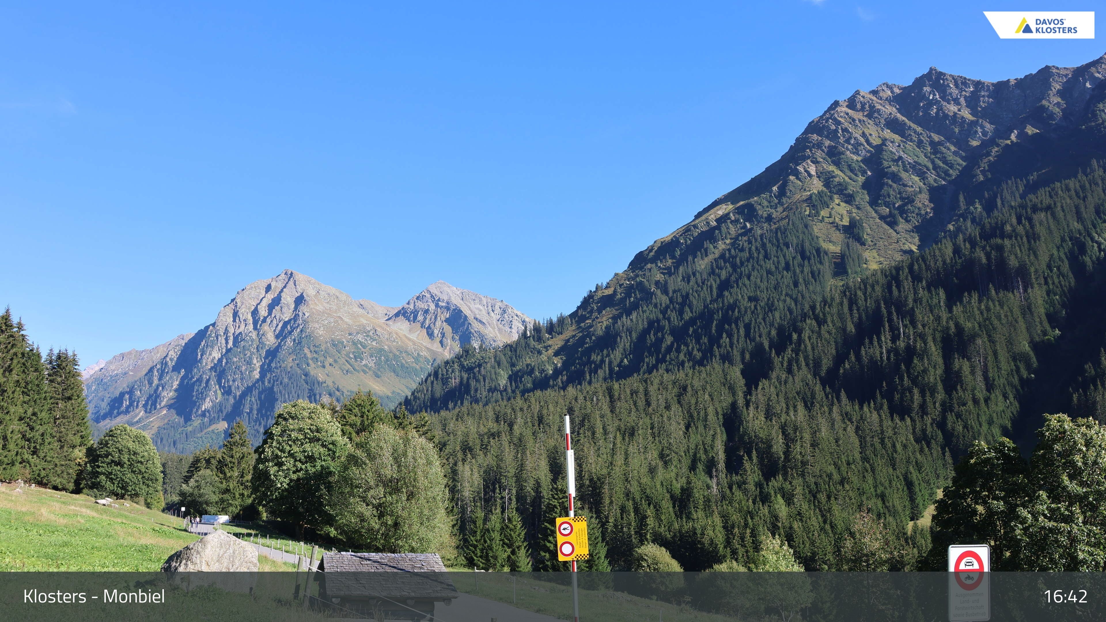 Klosters Dorf: Klosters - Monbiel Parkplatz