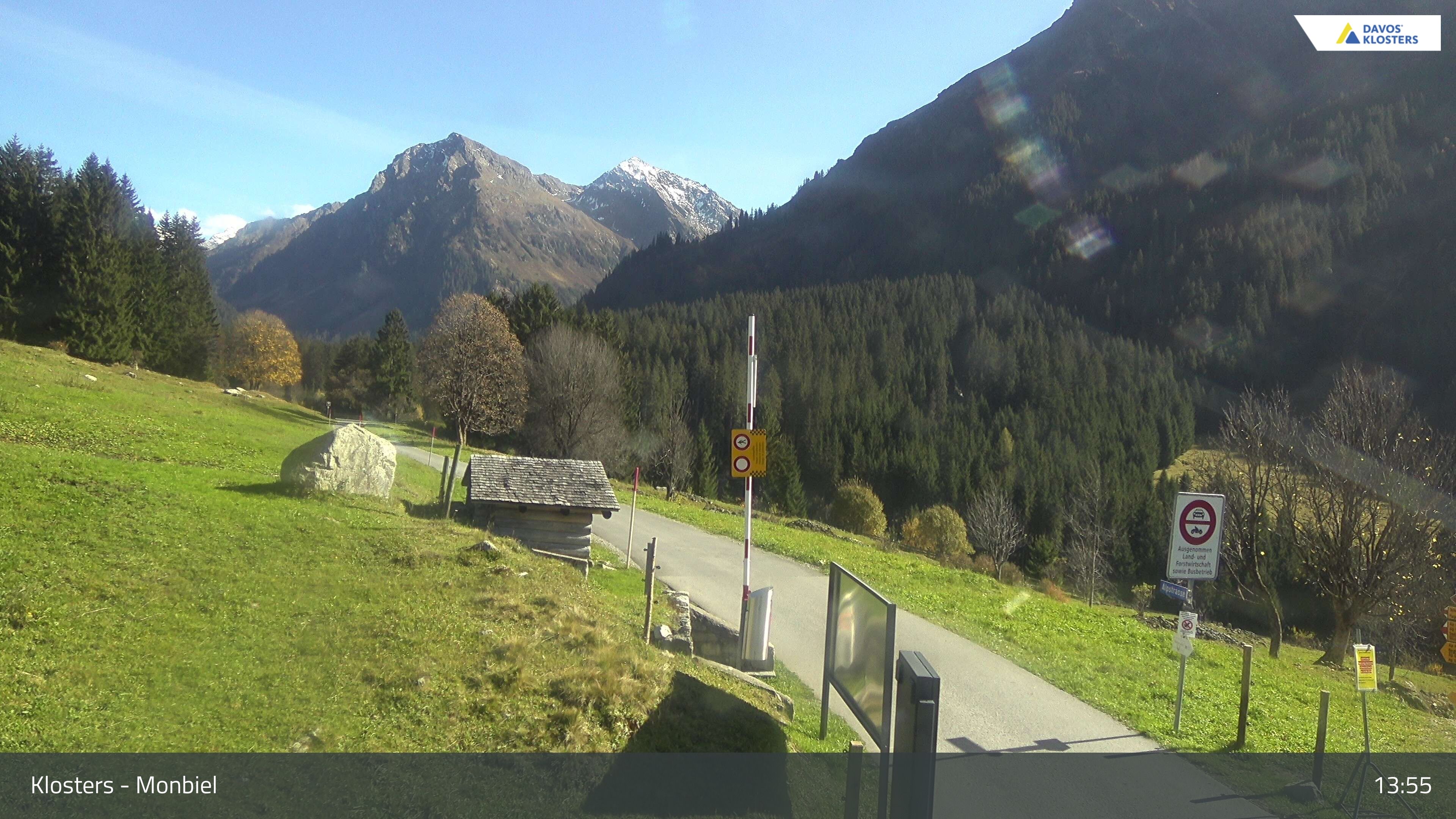 Klosters Dorf: Klosters - Monbiel Parkplatz