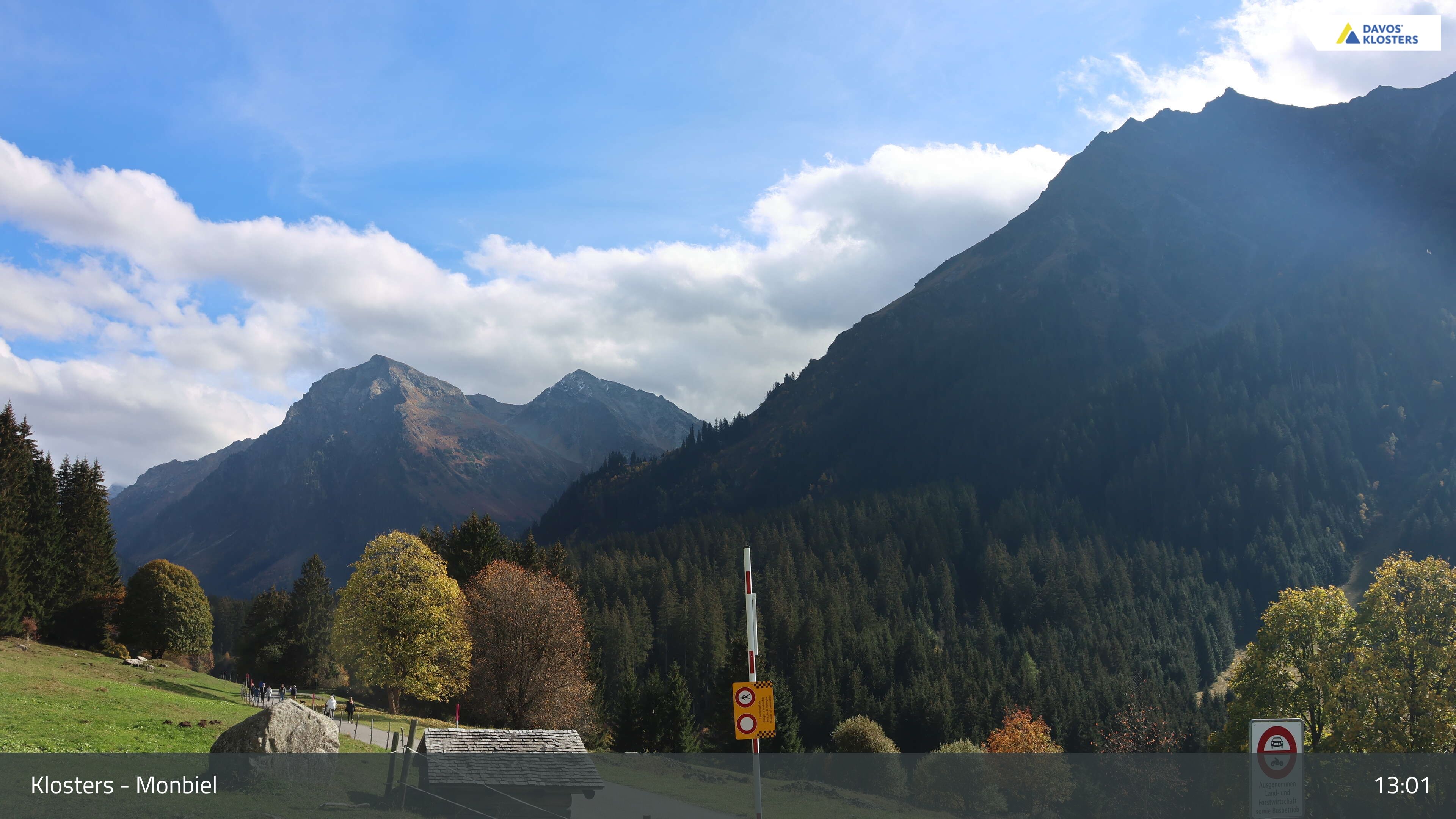 Klosters Dorf: Klosters - Monbiel Parkplatz