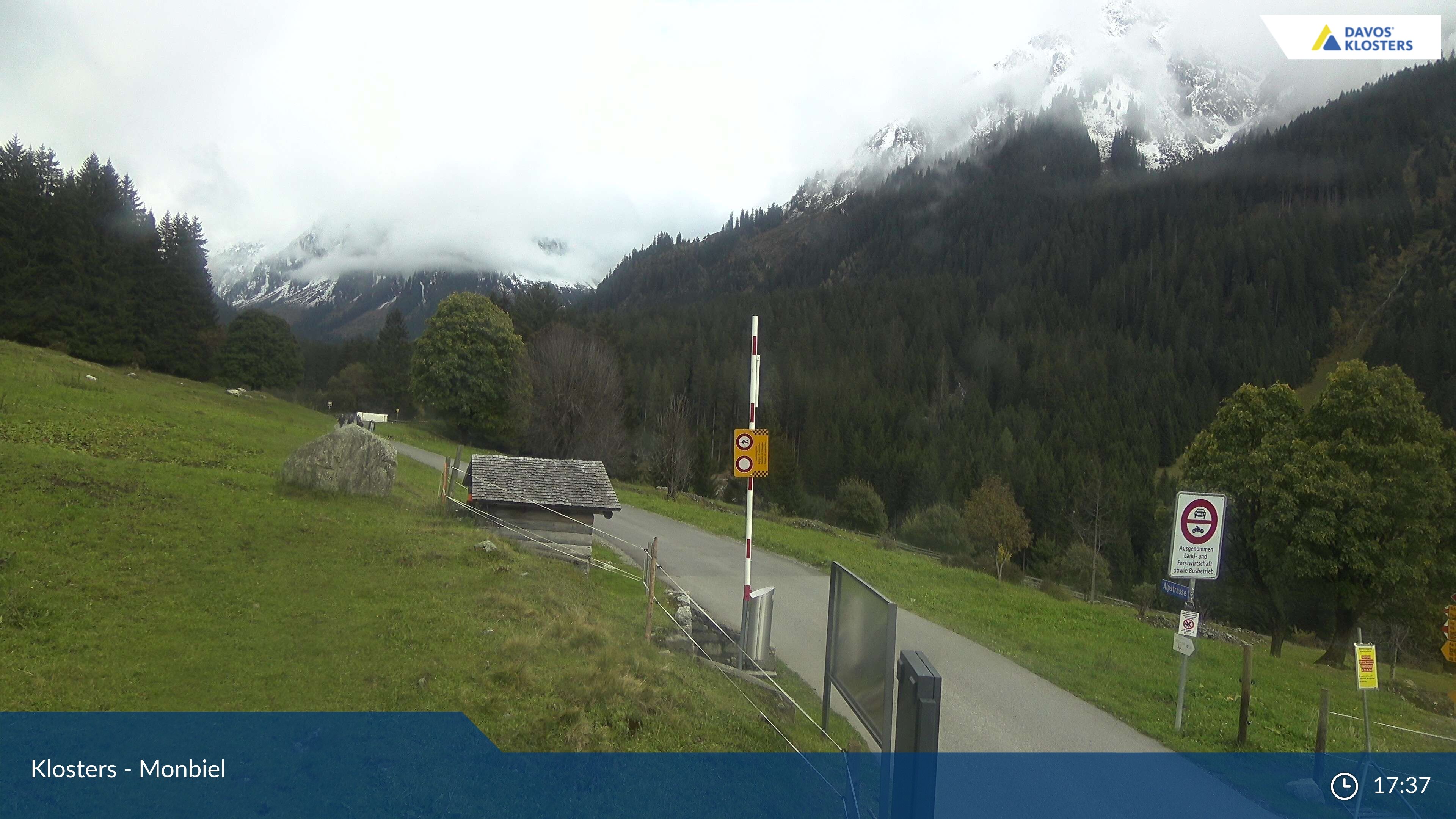 Klosters Dorf: Klosters - Monbiel Parkplatz