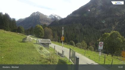 Klosters Dorf: Klosters - Monbiel Parkplatz