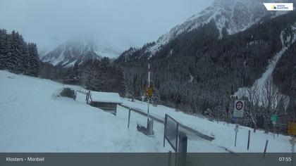 Klosters Dorf: Klosters - Monbiel Parkplatz