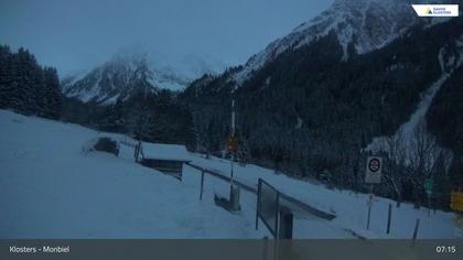 Klosters Dorf: Klosters - Monbiel Parkplatz