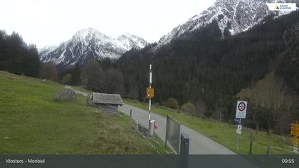 Klosters Dorf: Klosters - Monbiel Parkplatz