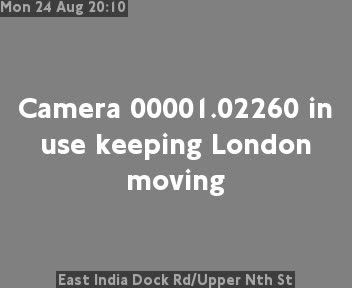 Traffic Cam Heathfield and Waldron: East India Dock Rd/Upper Nth St