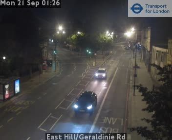 Traffic Cam London: East Hill/Geraldinie Rd