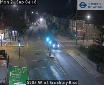 Traffic Cam London: A205 W of Brockley Rise