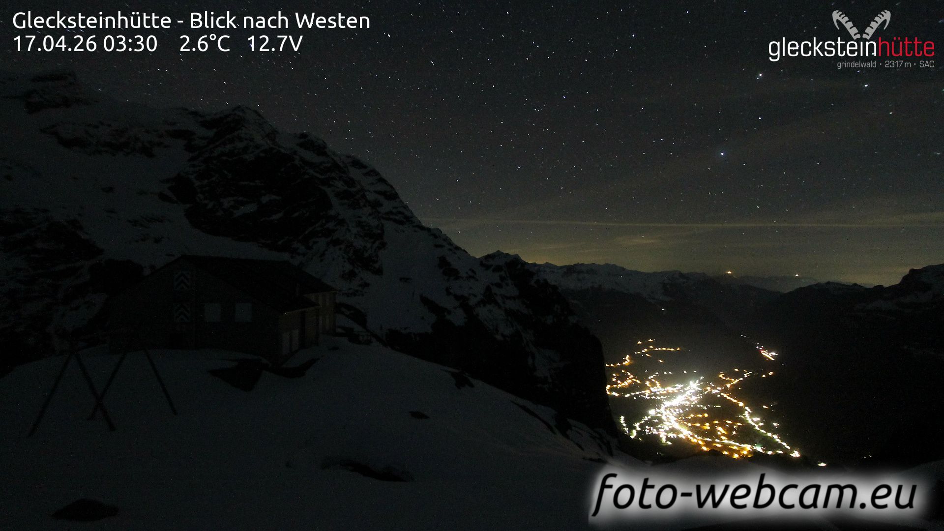 Grindelwald › Westen: Glecksteinhütte