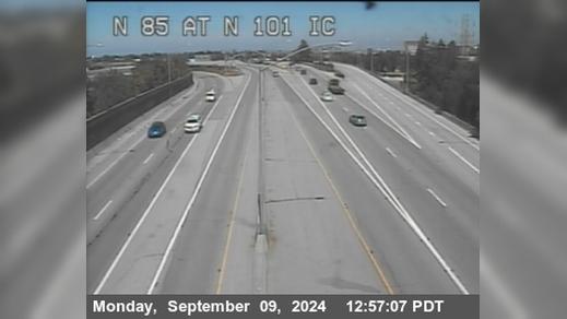 Traffic Cam Mountain View › North: TVC08 -- SR-85 : US-101