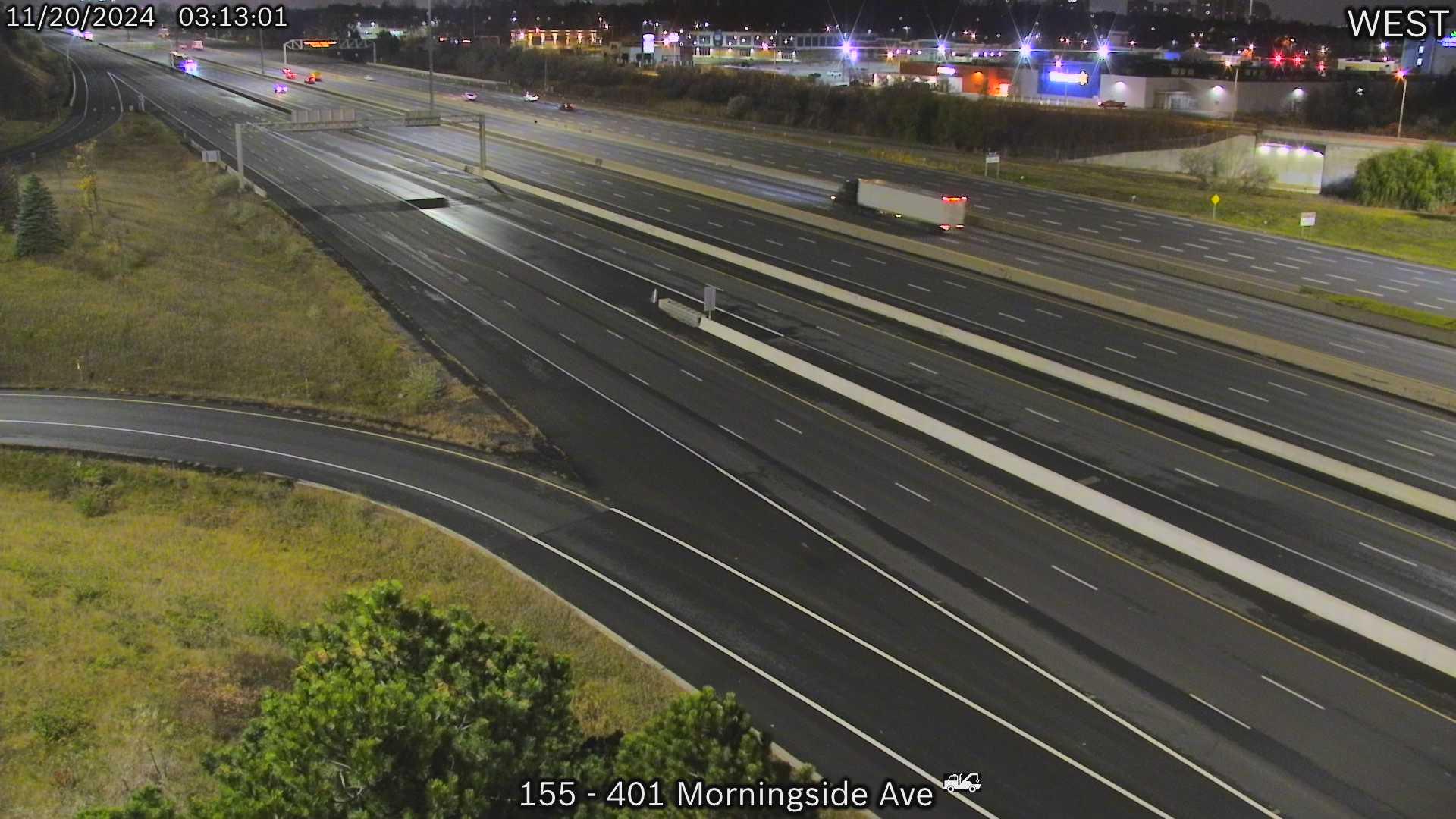 Traffic Cam Scarborough: Highway 401 near Morningside Avenue