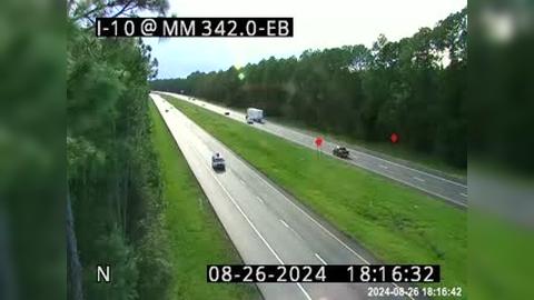 Traffic Cam Jacksonville: I-10 @ MM 342.0