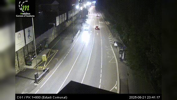Andorra la Vella: CG1 - PK 1+800 (Estadi Comunal) - 991 metres