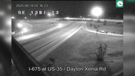 Traffic Cam Beavercreek: I-675 at US-35 - Dayton Xenia Rd