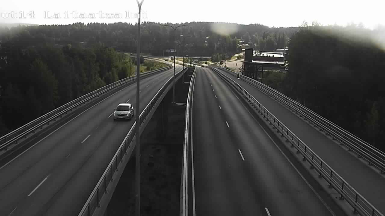 Traffic Cam Savonlinna: Tie - Laitaatsalmi silta - Savonlinnaan