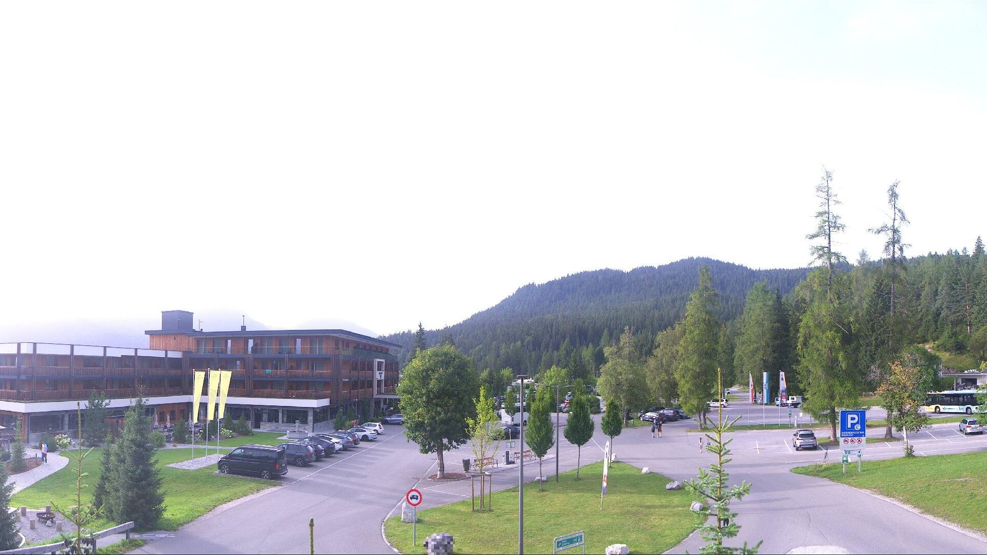 Traffic Cam Gemeinde Ehrwald: Ehrwald, Zugspitzbahn Talstation