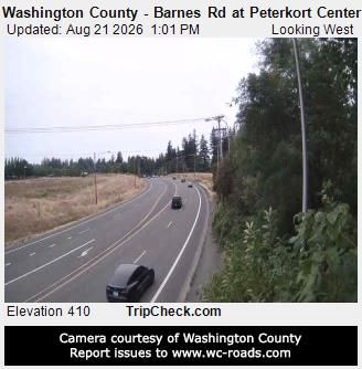 Traffic Cam West Haven: Washington County - Barnes Rd at Peterkort Center