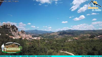 immagine della webcam nei dintorni di Santa Maria del Molise: webcam Bagnoli del Trigno