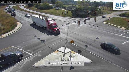 Traffic Cam Rockmart: GDOT-CAM-SR6-24.4--1